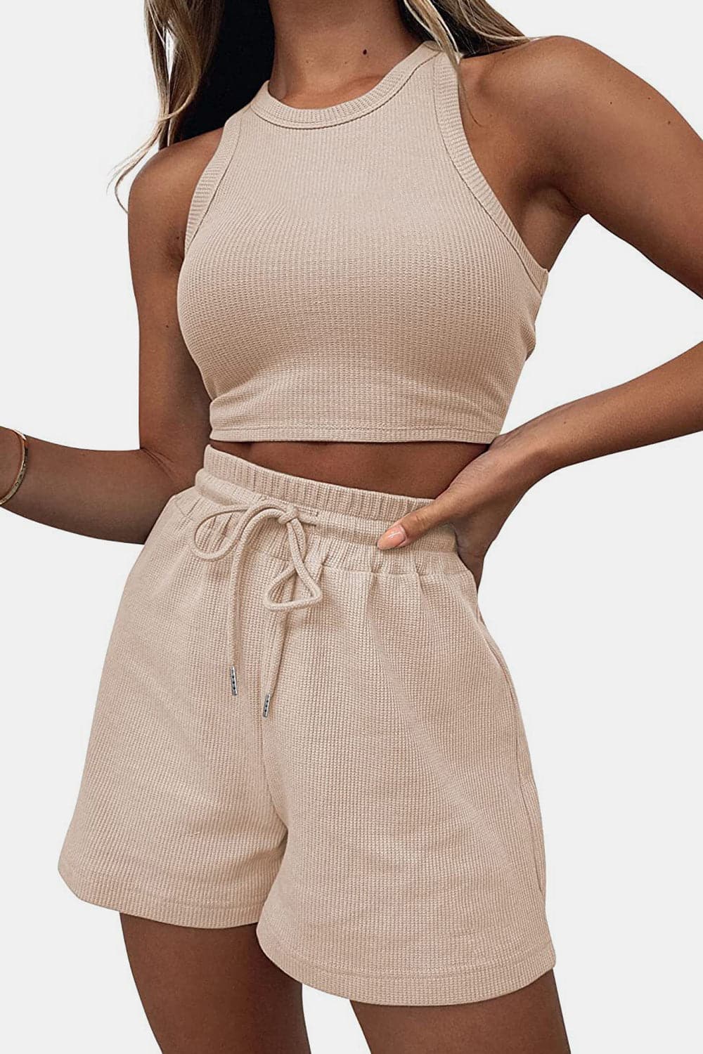 Stylish Top & Shorts Set - Love Salve